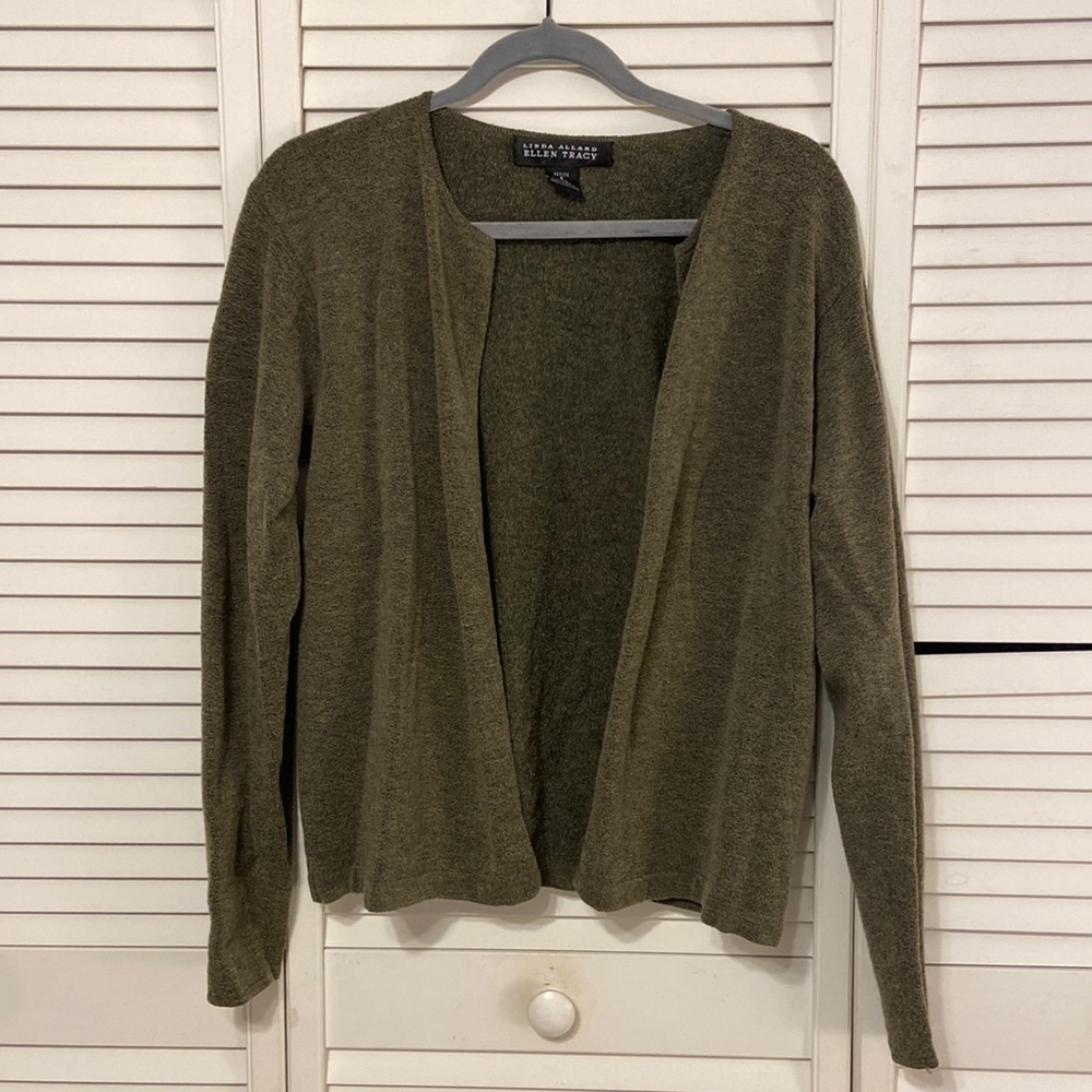 Green thrifted sweater/cardigan